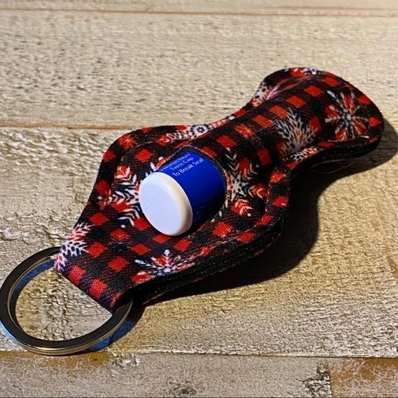 5 for $25 Stocking Stuffers Wrist Strap Lip Balm Holder Keychain Lipstick Holder - Picture 3 of 5